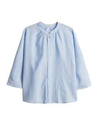 Opus - Bluse - Fabell cyan - Gr. - 40