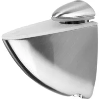 SO-TECH® Wandregalhalter Regalbodenträger Glasbodenträger PELIKAN Regalhalter Glasbod, Typ M Edelstahloptik
