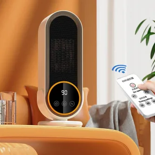 Tevorex 1200W Remote Control Electric Heater Portable with LED Disaplay Desktop Fan Heater Ceramic Heating Warm Air Blow