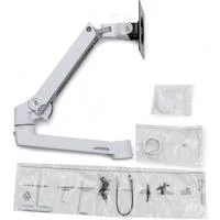 Verlängerungs- und Ringsatz für LX Monitor Arm, Befestigung/Montage weiß