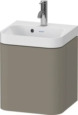 Duravit Happy D.2 Plus c-shaped Set wandhängend Stein Grau 400x360x480 mm - HP4344O92920000 HP4344O92920000