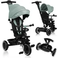 lionelo Dreirad-Kinderwagen BERRY, undurchdringliche Räder/ideal zum Erlernen des Fahrens/ab 9 Monaten