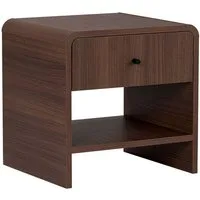 Skye Decor Nachttisch Japandi design (1-St., 1 Tisch), Breite 45 cm, Kompakte Nachttischform mit offenem Ablagefach