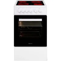 BAUKNECHT Elektro-Standherd B5V5KMW, Hydrolyse, Umluftbackofen mit 6 Funktionen und Hydrolyse-Reinigungsfunktion