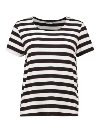 Zabaione - Shirt Ka44rina coffee stripe - Gr. - XL
