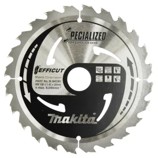 Makita Sägeblatt 190x1,45x30, 24Z EFFICUT, Holz - B-64191