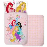 Disney Kinderbettwäsche Prinzessinnen Mädchen, Renforcé, 2 teilig