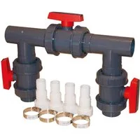 KWAD Bypass-Set Bypass Kit D50, (Set), für Wärmepumpen oder Salzanlagen