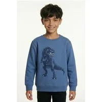 Blue Seven Sweatshirt Baumwollmischung und tolles Dino-Motiv