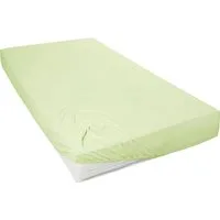 Primera Spannbettlaken Mako-Feinjersey Spannbetttuch, Mako-Jersey, Gummizug: rundum, (1 Stück), Geeignet für Standardmatratzen bis 22 cm, 100% Baumwolle