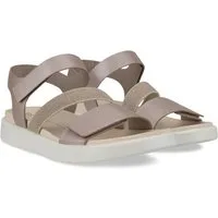 Ecco Flowt (Leder) grau/rosa Damen Sandale
