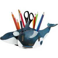 WERKHAUS® Aufbewahrungsbox Werkhaus - Stiftebox "Orca" Stiftehalter Stifteköcher Wal Fisch WE2070