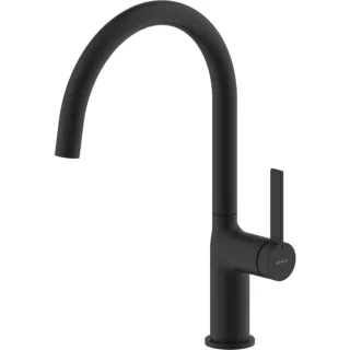 Bravat Torino Küchenarmatur 3521309 schwarz matt