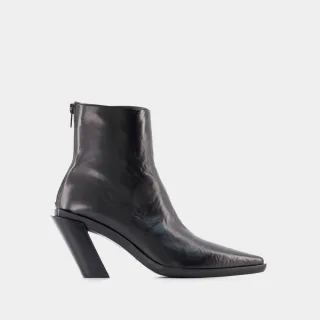 Florentine-Stiefeletten - Ann Demeulemeester - Schwarz - Leder