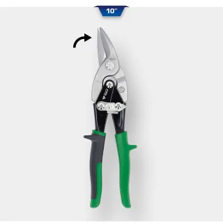 Brilliant Tools Hebel-Blechdurchgangsschere, rechtsschneidend - BT067201