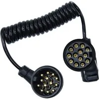 CCLIFE 13 Polig Adapter Stecker Spiralkabel Anhängerkabel Adapter Anhänger-Adapter