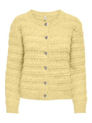 ONLY - ONLCABALA LS CABEL CARDIGAN CC KNT Mellow Yellow - Gr. - S