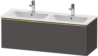 Duravit D-Neo Waschtischunterbau wandhängend Graphit Matt 1280x462x440 mm - DE4265034490000 DE4265034490000