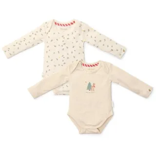 Little Dutch Langarmbody Little Christmas - 2er-Pack 62/68