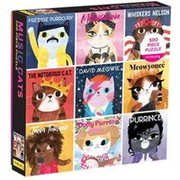 Chronicle Books Puzzle Berühmte Musiker-Katzen, Puzzleteile