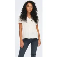 JDY Kurzarmbluse JDYLIMA LIFE S/S TOP WVN NOOS Viskose, loose fit