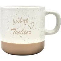 Camolo Tasse Steingut Tasse Lieblingstochter 360 ml, Keramik