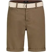 SUBLEVEL Bermudas Herren Chino-Shorts mit Gürtel Stretch-Twill Bermudashorts