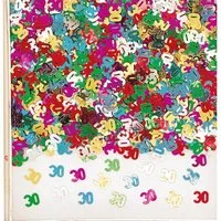 Amscan Konfetti Amscan Konfetti '30' Geburtstag Party Deko Mehrfar
