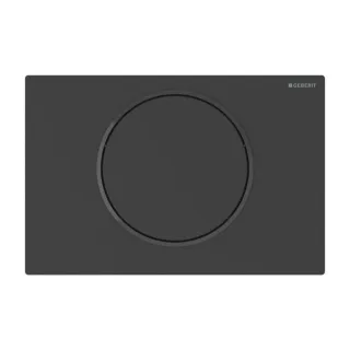 Geberit Sigma 10 WC-Steuerung 115705166 für Sigma Unterputz-Spülkästen, rund, für Fernbetätigung Bluetooth, schwarz / matt, Netzbetrieb