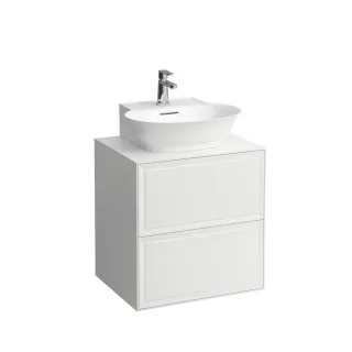 LAUFEN Waschtischunterschrank TheNewClassic 457x577x600 Aus mi, 1 Schubl H816852 weiss matt H4060040851701