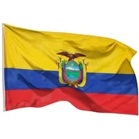 PHENO FLAGS Flagge Ecuador Flagge 90 x 150 cm Ecuadorianische Fahne Nationalflagge (Hissflagge für Fahnenmast), Inkl. 2 Messing Ösen