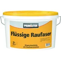 Primaster Wandfarbe Primaster Flüssige Raufaser 10 L weiß matt