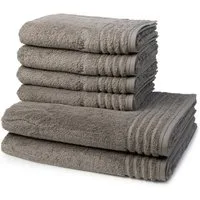 Vossen Handtuch Set Vienna Style Supersoft, Frottee (Spar-Set, 6-St), 4 X Handtuch 2 X Duschtuch im Set - Baumwolle - Saugstark