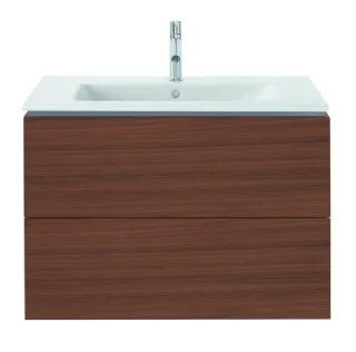 Duravit L-Cube Waschtischunterbau wandhängend Nussbaum dunkel Matt 820x481x550 mm - LC624102121 LC624102121