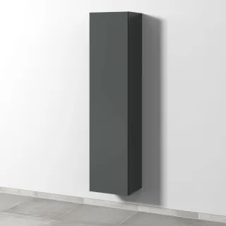 Sanipa 3way Hochschrank mit 1 Tür, Anthrazit-Matt SM11022