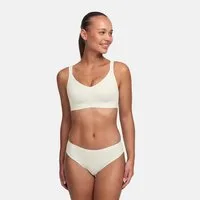 cfab Bügelloser BH Seamless Compact Push-Up BH-Ecru-XS (1-tlg)