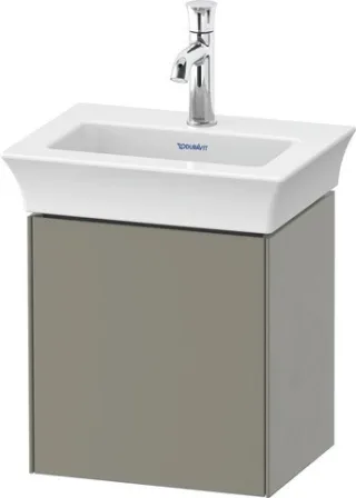 Duravit White Tulip Waschtischunterbau wandhängend Stein Grau Seidenmatt 384x298x410 mm - WT4240R929 WT4240R9292