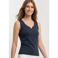 STREET ONE Tanktop aus Jersey in Unifarbe