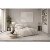 Kaiser Möbel Chaiselongue modular für Wohnzimmer, Bouclé-Stoff Abriamo, Selia, Chaiselongue, Chaiselongue-Modul zum Entspannen,Modernes Lounge-Design