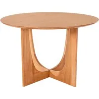 LeGer Home by Lena Gercke Esstisch Zirella, massives Eschenholz, markantes Kreuzfuß-Design, Breite 120 cm