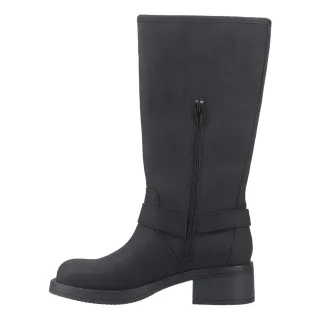 Rocket Dog - "Nash" Biker Stiefel für Damen, Hoch geschnitten (Schwarz)