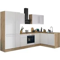 KOCHSTATION Winkelküche Florida, Stellbreite 310x175 cm, wahlweise mit E-Geräten, mit Softclose für Türen und Schubkästen