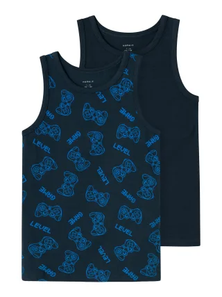 NAME IT - NKMTANK TOP 2P DARK SAPPHIRE GAMER NOOS dark sapphire - Gr. - 116
