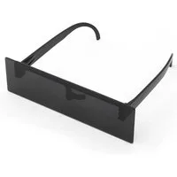 Goods+Gadgets Kostüm Goods+Gadgets Zensur-Balken Brille – Schwarze Party & Kostümbrille, Balkenbrille Zensurbrille Partybrille
