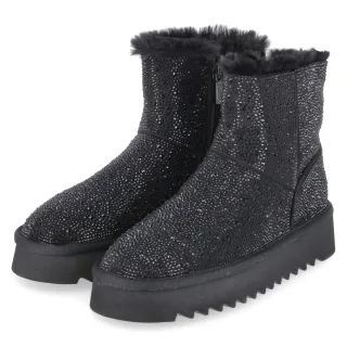 Tamaris Winterboots - Gr. 37 - Schwarz - Textil