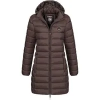 Geographical Norway Steppmantel Winterjacke Damen Steppjacke Parka Lange Steppmantel Wintermantel