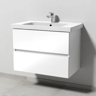 Sanipa Solo One Harmonia Waschtisch-Set 800mm, weiss glanz PS03178