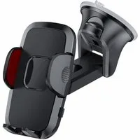 SECUMAX Handy-Halterung Universal Smartphone Auto Scheiben Global Halter 360° + 270°