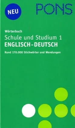 PONS Wörterbuch für Schule und Studium Collins Englisch-Deutsch [Gebundene Ausgabe] [2001] Breitsprecher Roland Terrell Peter Schnorr Veronika