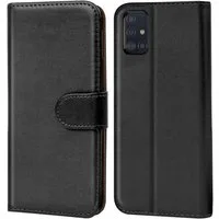 CoolGadget Handyhülle Wallet Klapp Tasche Book Case für Samsung Galaxy A51 6,5 Zoll, Hülle Klapphülle Flip Cover Etui Schutzhülle